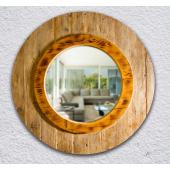 VFL11006 ujrahasznositott nagymeretu kerek fatukor fa tukor natur nyers fa loft design rusztikus country vintage tukor kerek furdoszoba kiegeszito.JPG